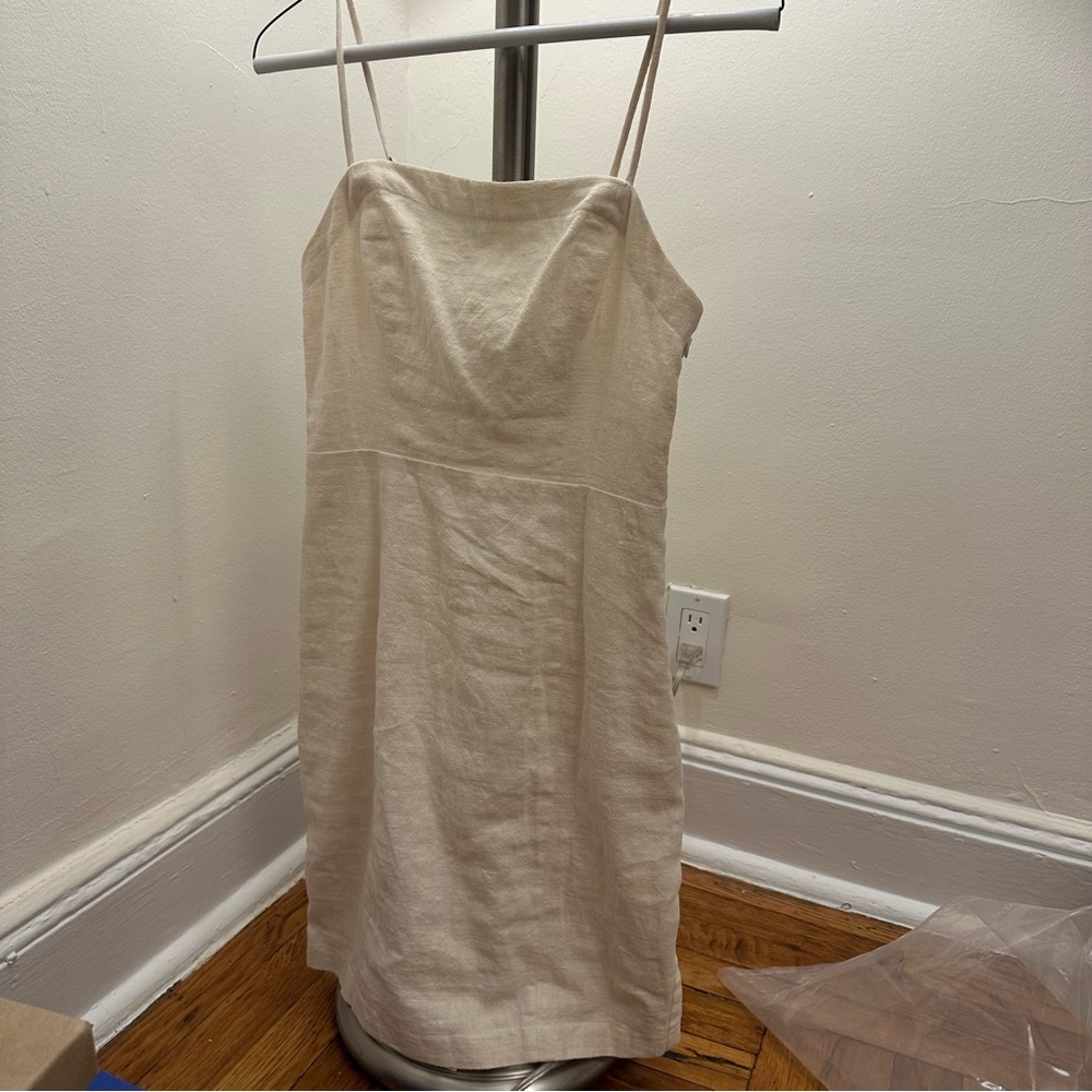 BRAND NWT ASTR Linen Mini Dress S